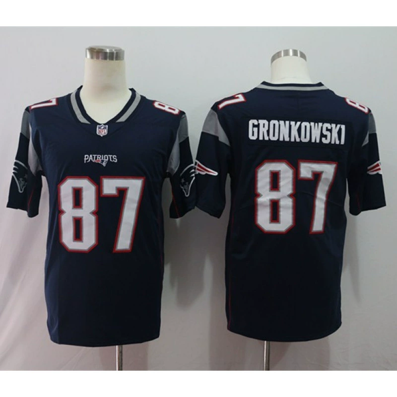 Футбольная майка Patriots, легендарная вышитая версия второго поколения, игровая тренировочная форма, спортивная футболка с широкими рукавами и короткими рукавами