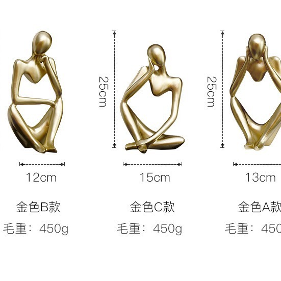 北欧の軽い豪華な金色の樹脂の工芸品は客間のレストランの格子の棚の玄関の酒の棚のテレビのキャビネットの装飾品を並べます。|undefined