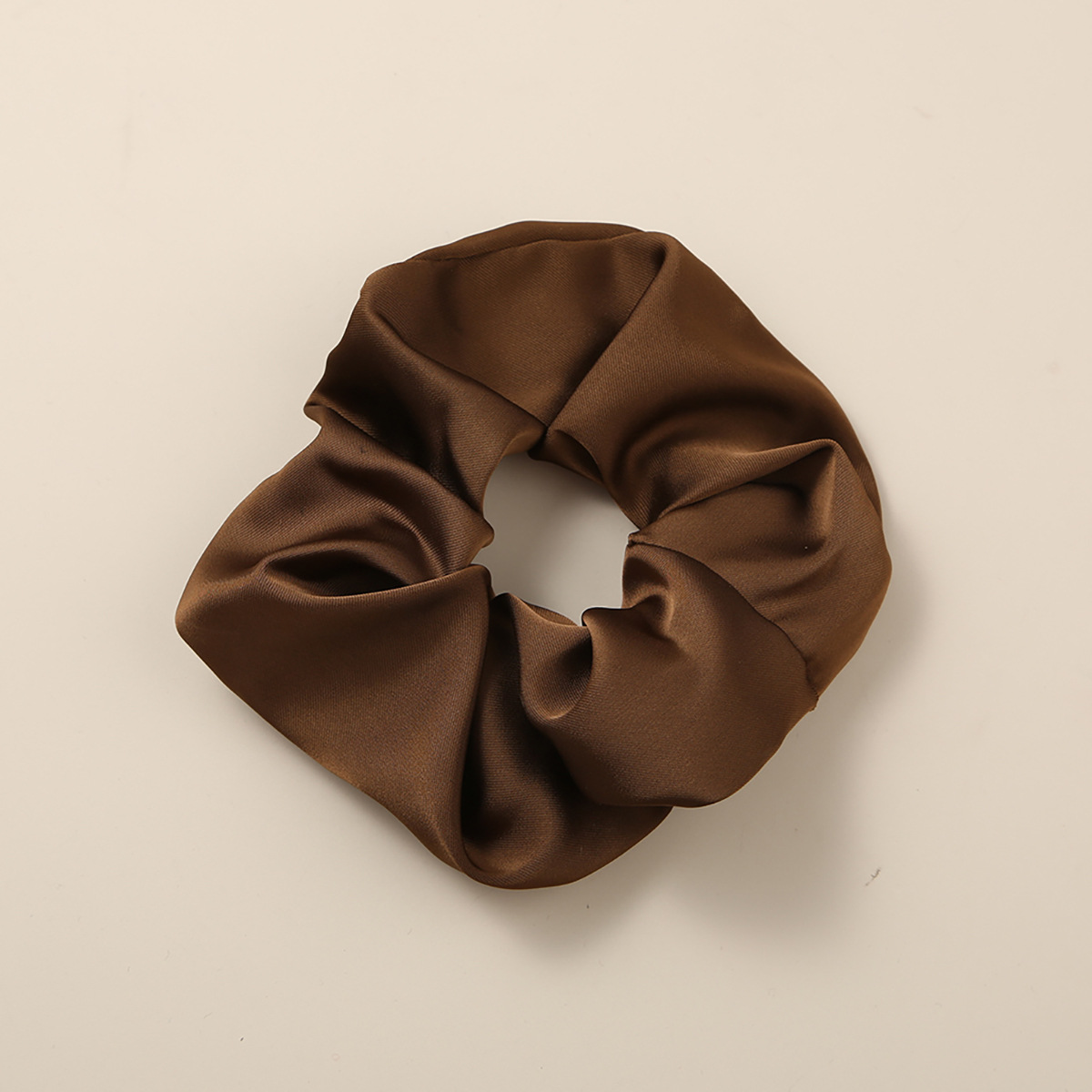 #4 커피 컬러 새틴 특대형