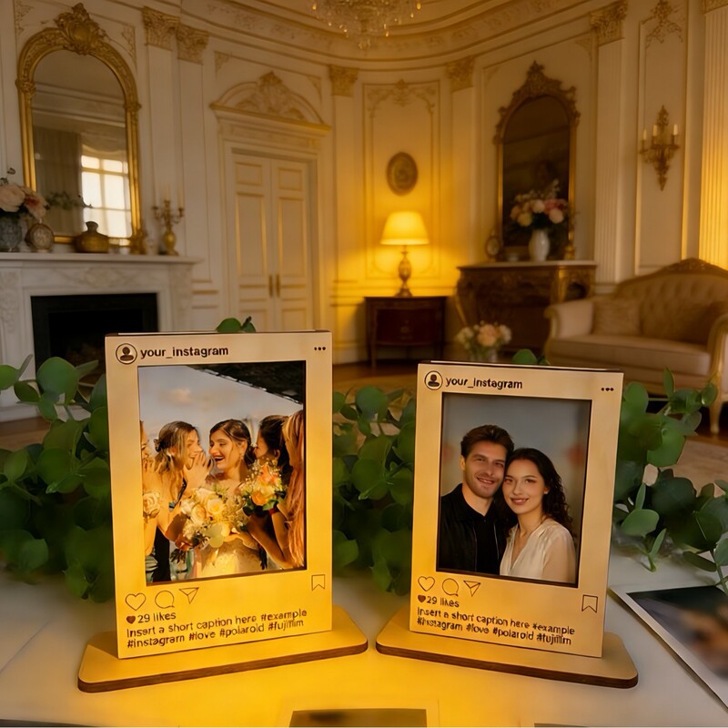Nordic Modern Personalized DIY Carved Hollow Wooden Photo Frame for Boyfriend/Girlfriend Birthday Gift Nordic Modern Personalized DIY Carved Hollow Wooden Photo Frame for Boyfriend/Girlfriend Birthday Gift