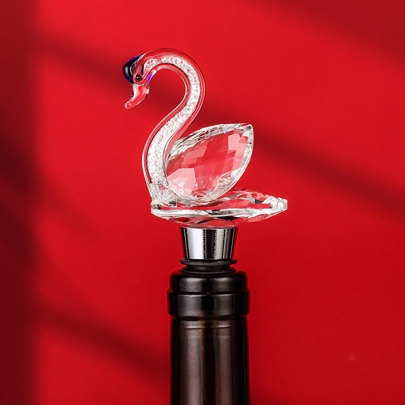 블랙 다이아몬드 스완 레드 와인 스토퍼