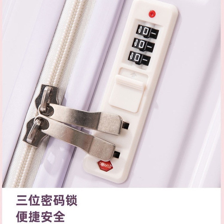 [Fábrica de selección estricta] maleta de alta belleza femenina red color gradiente varilla de tracción masculina 24 pulgadas estudiantes de gran capacidad