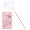 Square inspection mirror deep powder