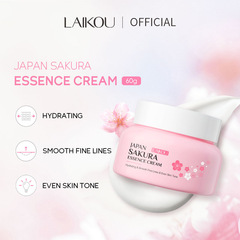 LAIKOU Sakura Essence Cream 60g, Hydrating & Nourishing Skincare Product, English Packaging, Cross-Border