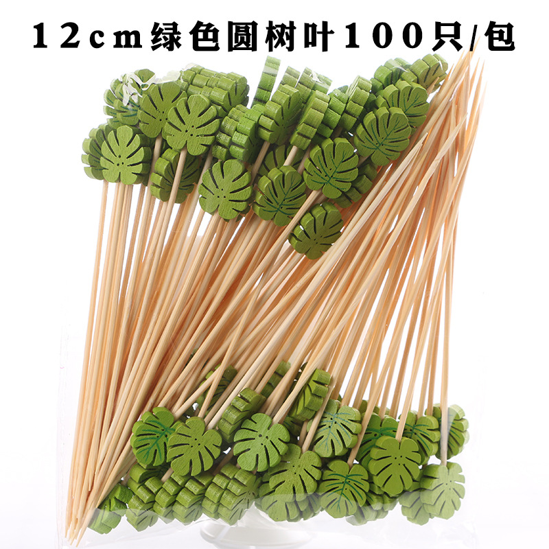 Fruit stick desechable flor stick