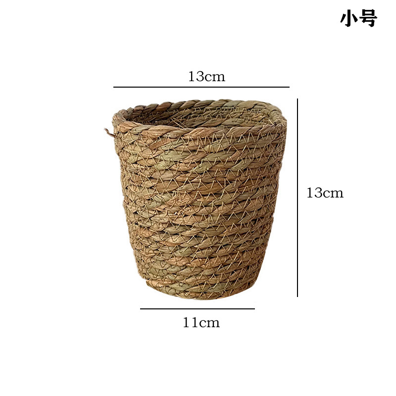 Cesta de Mimbre para Arreglos Florales, Diseño de Oso Abrazando Castañas, Estilo Hada, Material para Manualidades DIY