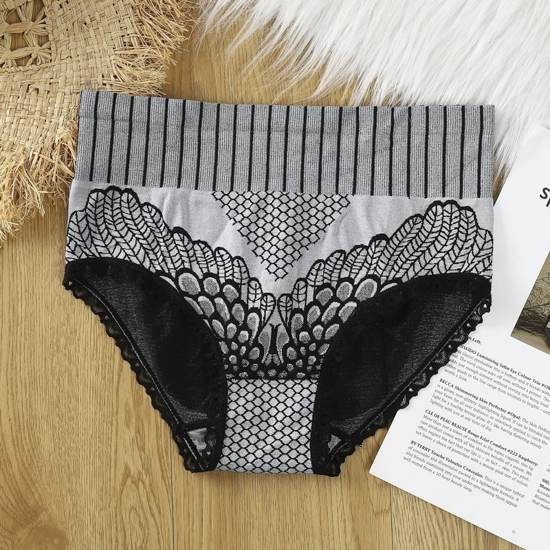 雅佳美 Trousers, lace waist belt, underwear for hips shape correction, high waist, plus size