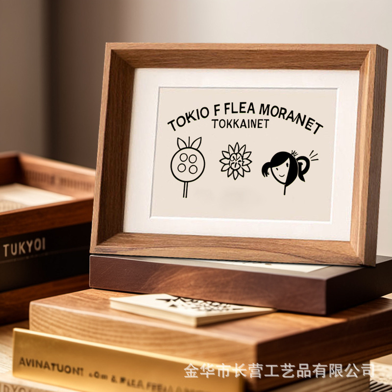Photo frame table photo mounting 667 7 8 10 inch A4 photo frame high sense calligraphy frame wall wholesale
