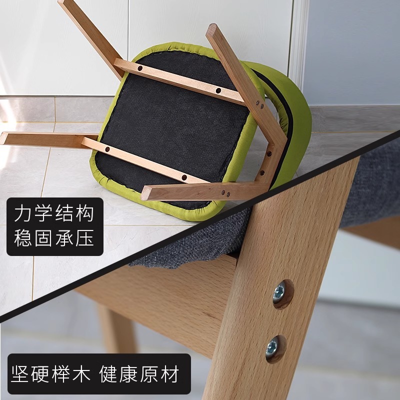 現代の極めてシンプルなダイニングチェアの喫茶店のホテルの客室の実木の手すりの本の椅子の北欧の民宿のマンションのコンピュータの椅子|undefined