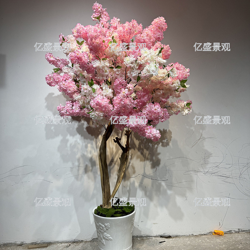 模擬桜の木屋内結婚式ホテル結婚式レストラン人工ガラス繊維強化プラスチック桜の木バイオニック桜の木|undefined
