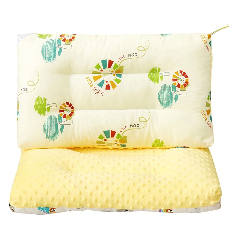 Algodón Beanie almohada de terciopelo núcleo verano kindergarten siesta almohada niños calmante Beanie almohada bebé almohada