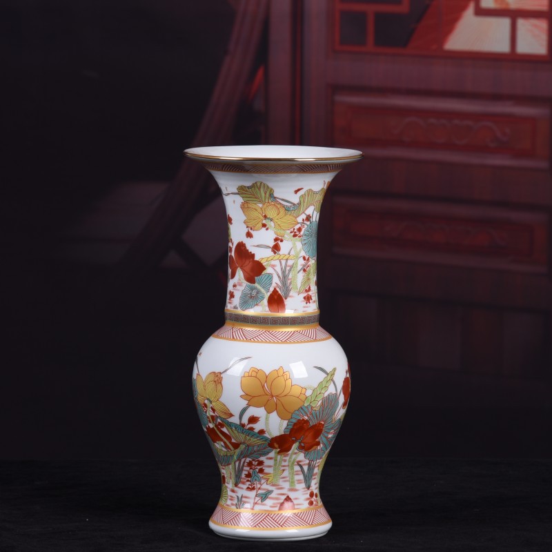 Jingdezhen vasos de cerámica, vasos de cerámica de patrón retro, artículos para el hogar, decoración, joyas, antigüedades, vasos de cerámica de cerámica de estilo antiguo