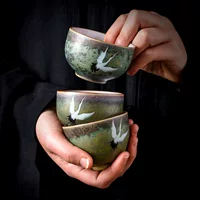 Retro creative ceramic tea cup, tea set