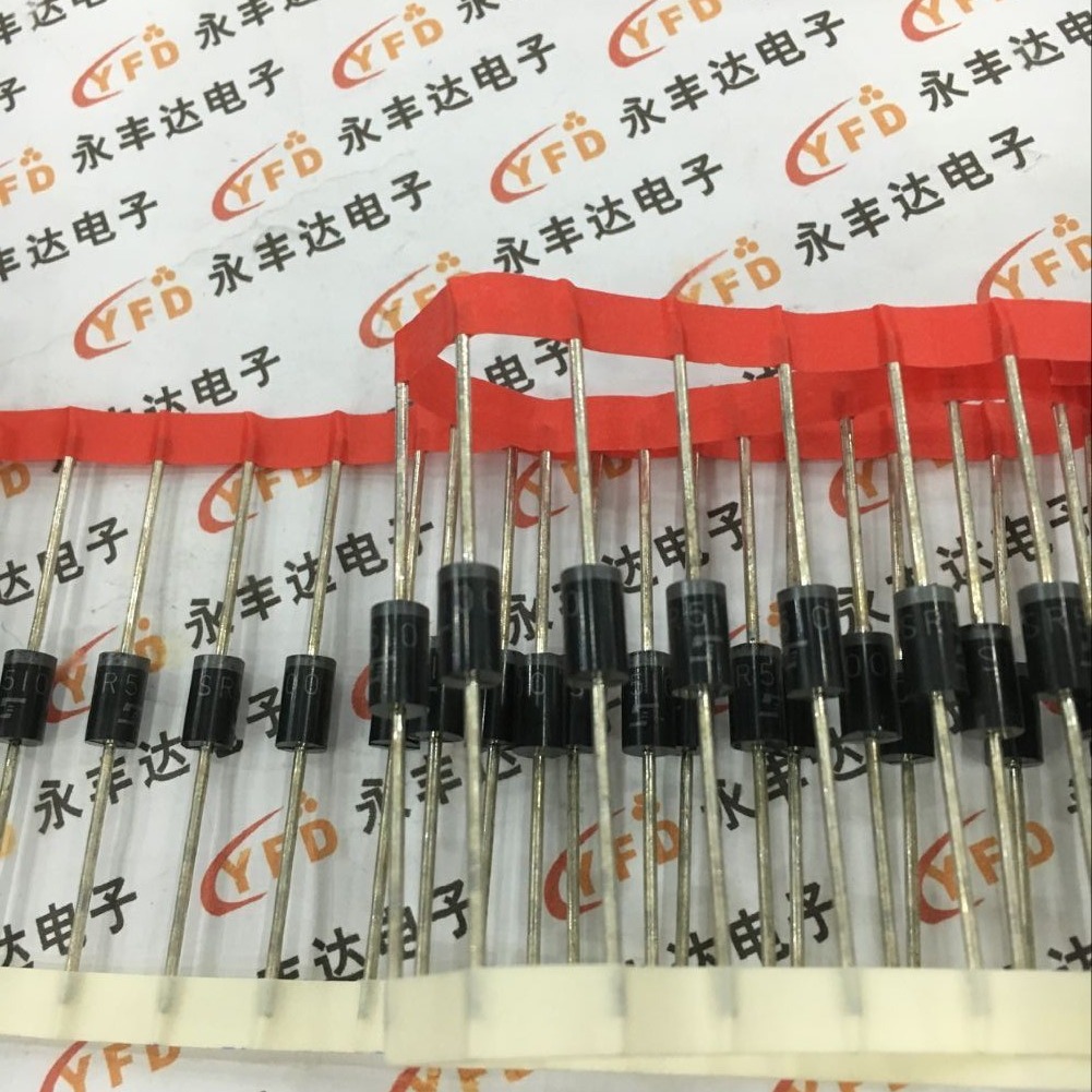 肖特基二极管 SR5100 DO-27 5A/100V 肖特基二极管