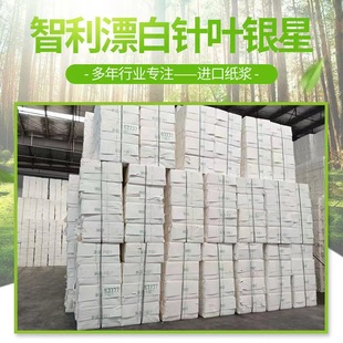 Silver Star Wood Pulp—Imported Paper Pulp Bleached Coniferous Environmentally Friendly Tableware Calcium Silicate Board Carboxymethyl Cellulose