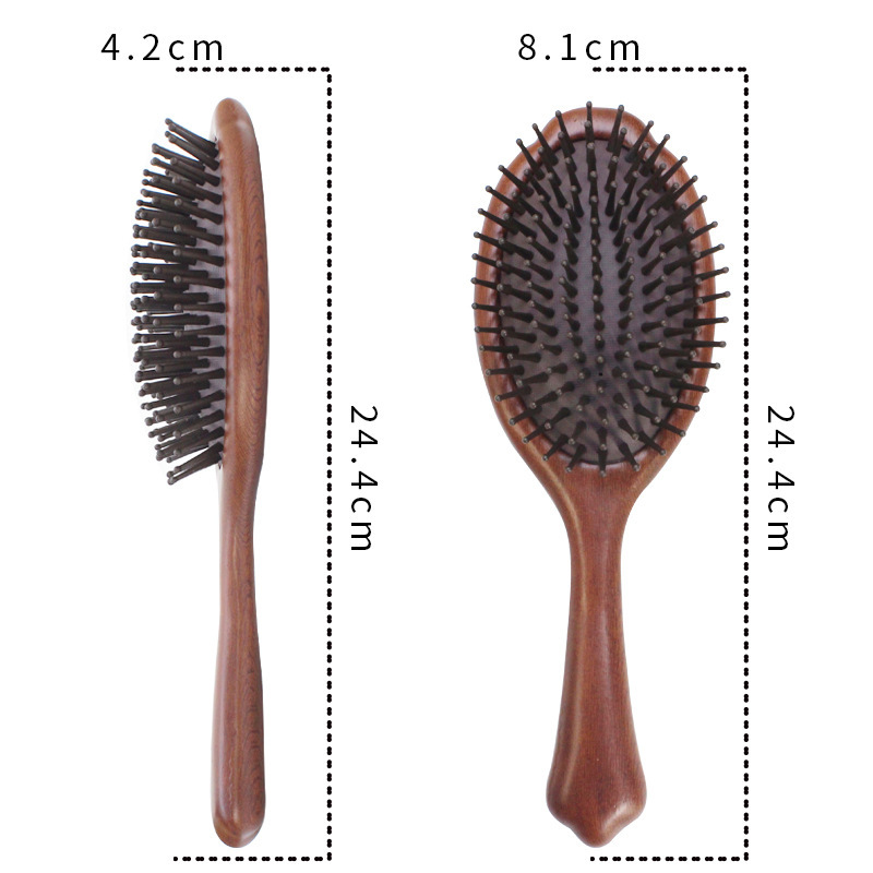 女性用高級紫檀エアクッションコーム、結婚式記念品、ヘアケアマッサージエアバッグコーム、ホリデーギフトセット、卸売|undefined