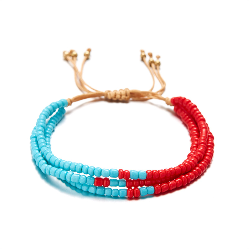 Style Ethnique Bohémien Géométrique Perle De Rocaille Corde Perlé Tricot Unisexe Bracelets display picture 6