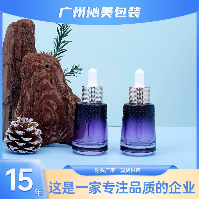 30ml новый стиль капельница бутылка фабрика оптовая продажа эссенции Эфирное масло разливочная бутылка с рисунком ананасовый бутылка для ухода за кожей бутылка