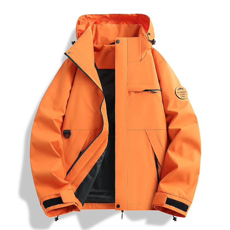 Spring and Autumn Season Outdoor Windproof and Water-Resistant Thin Single-Layer Windbreaker for Women and Men