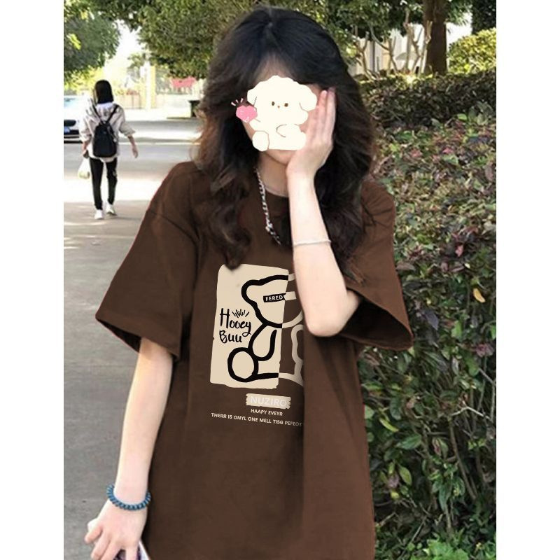 Design Sense Niche Short-sleeved T-shirt Women's Xiagang Flavor Chic Loose Slimming Half-sleeved T-shirt Top