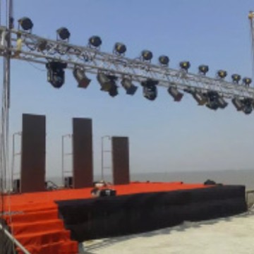 外贸创笙外销custom款舞台 铝合金舞台桁架led屏厂家直销螺丝架展