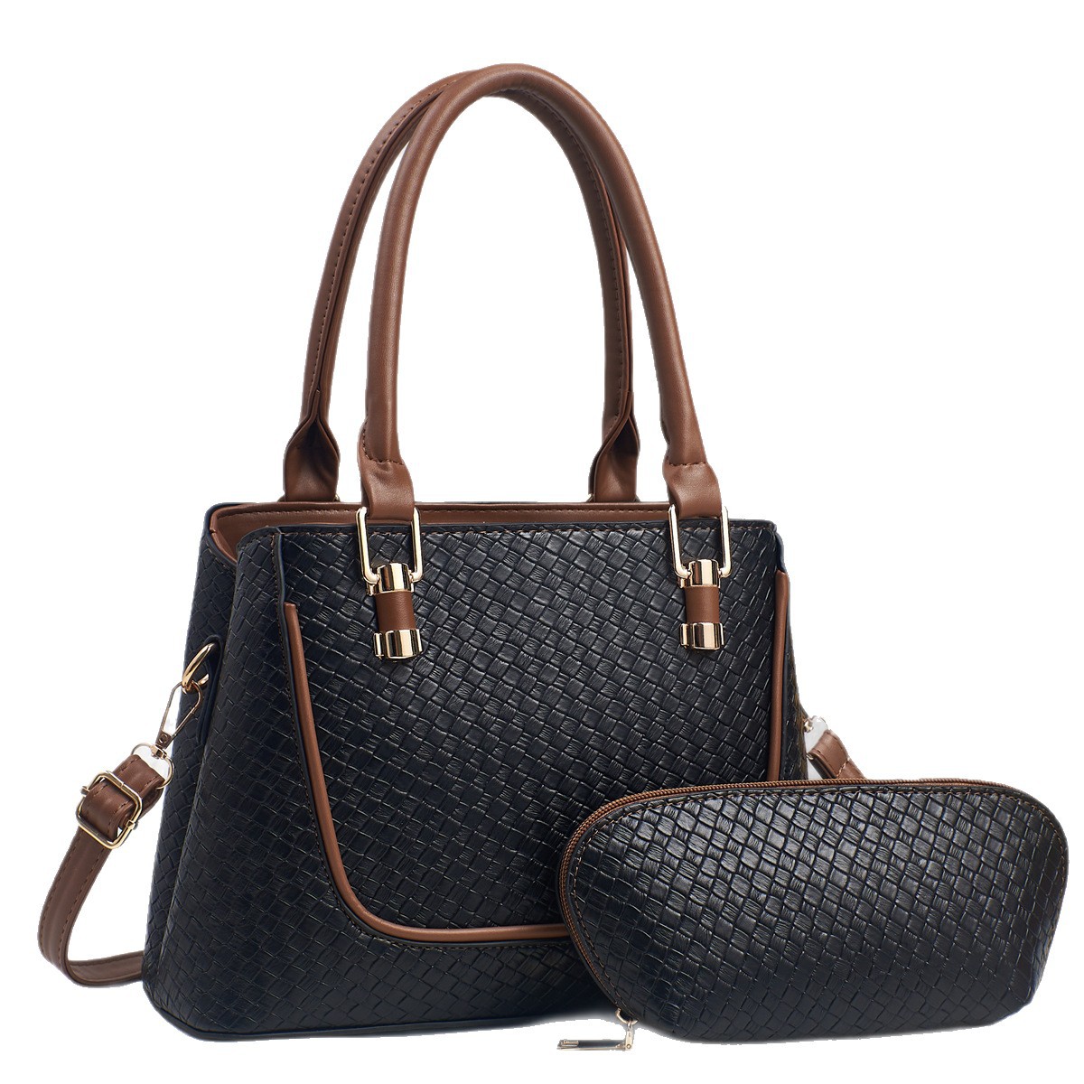 Bolsos de mujer Bolsos de moda con patrón tejido 2025 nuevos bolsos de mujer de gran capacidad de moda Bolsos bandolera de todo fósforo