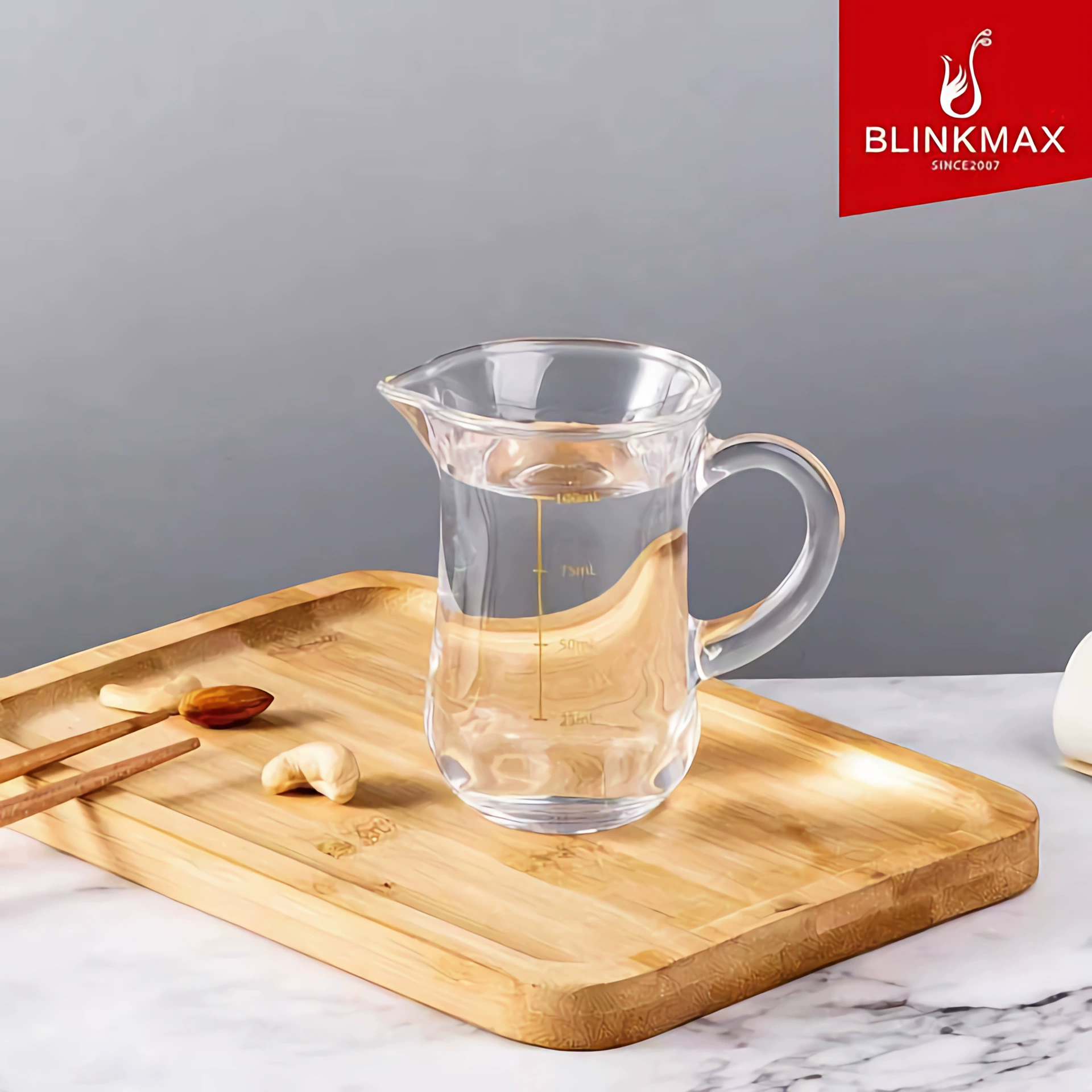 Диспенсер для алкоголя Lizun с мерной шкалой, маленький стеклянный графин для дома, коммерческого использования, отелей, ресторанов, оптовая продажа диспенсеров для спиртных напитков