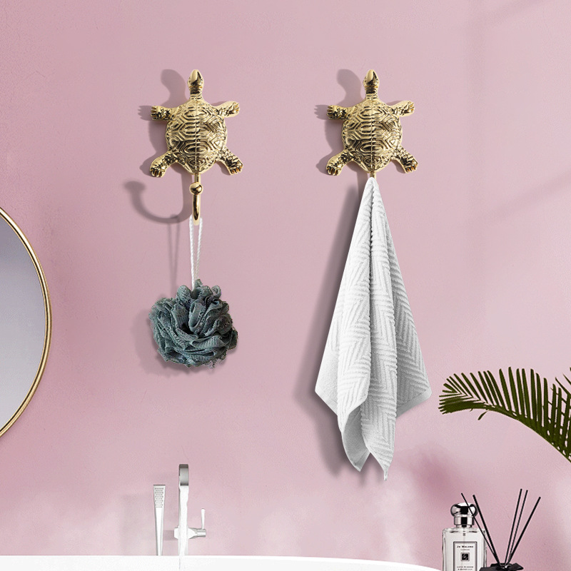 Metal sólido animal cabeza fuerte gancho transparente fácil almacenamiento creativo gancho pegajoso hogar diario ropa creativa gancho