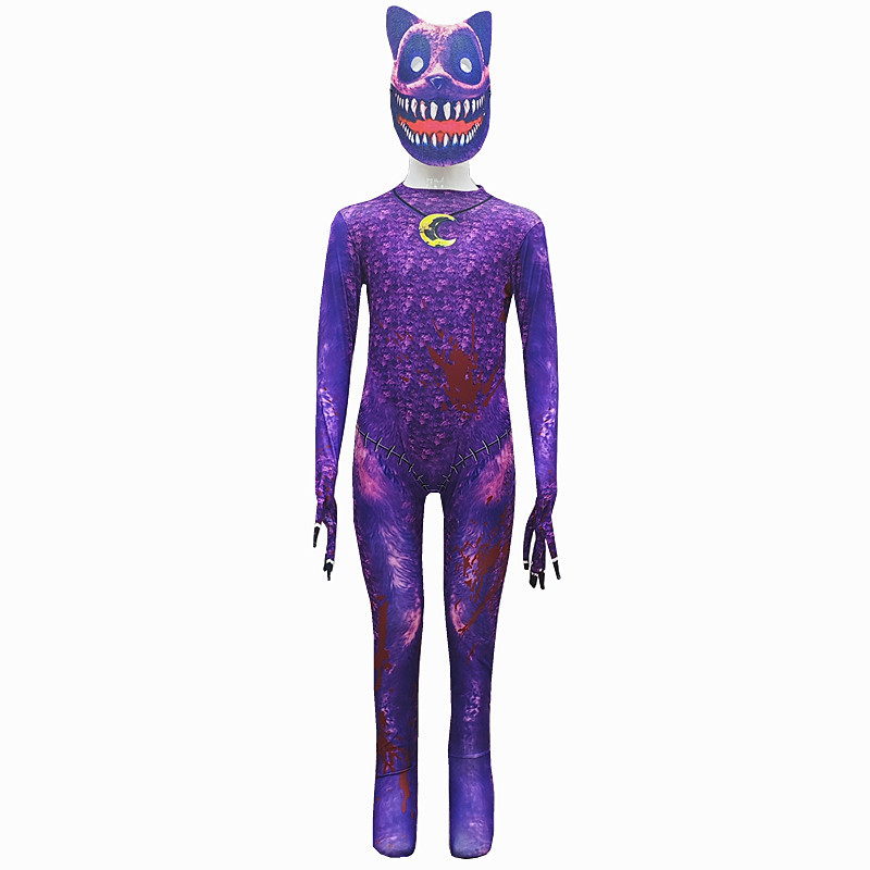 Poppy Playtimecos Bobby's Game 3 Clothes Halloween COS Costume Horror Smiling Animals