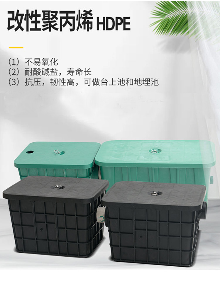 厨房饭店塑料油水分离器餐饮地埋式隔油池油污分离设备污水过滤器