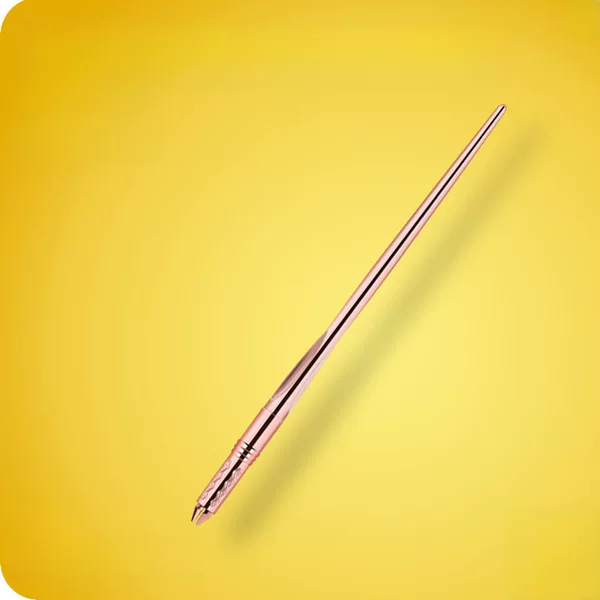 Factory wholesale colored glaze gold embroidery handmade pen 44 eyebrow Korean metal fog god needle embroidery pen