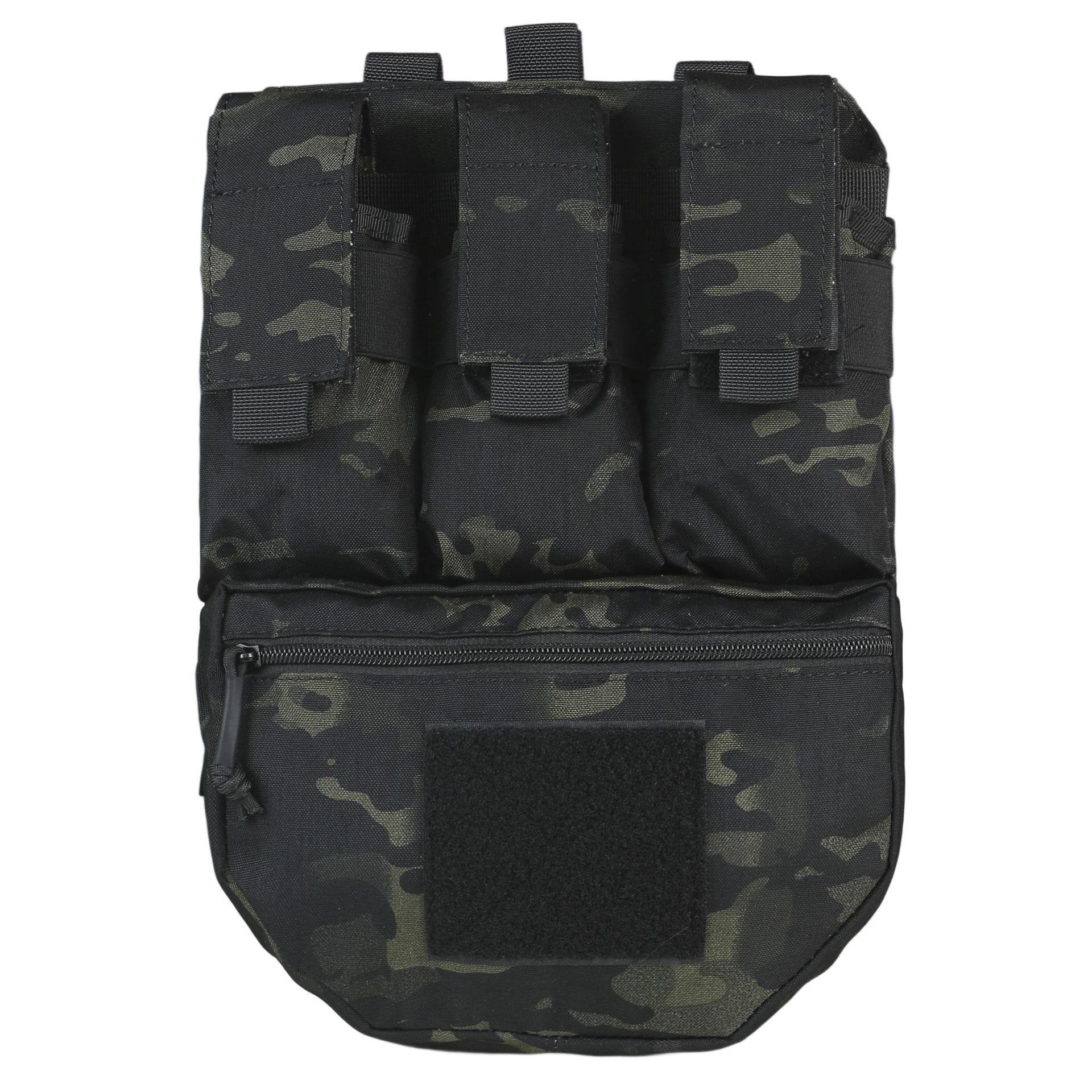 Chaleco táctico bolsa de bolsa de agua MOLLE de nylon bolsa de almacenamiento de artículos diversos multifuncional para exteriores bolsa de accesorios de chaleco de camuflaje