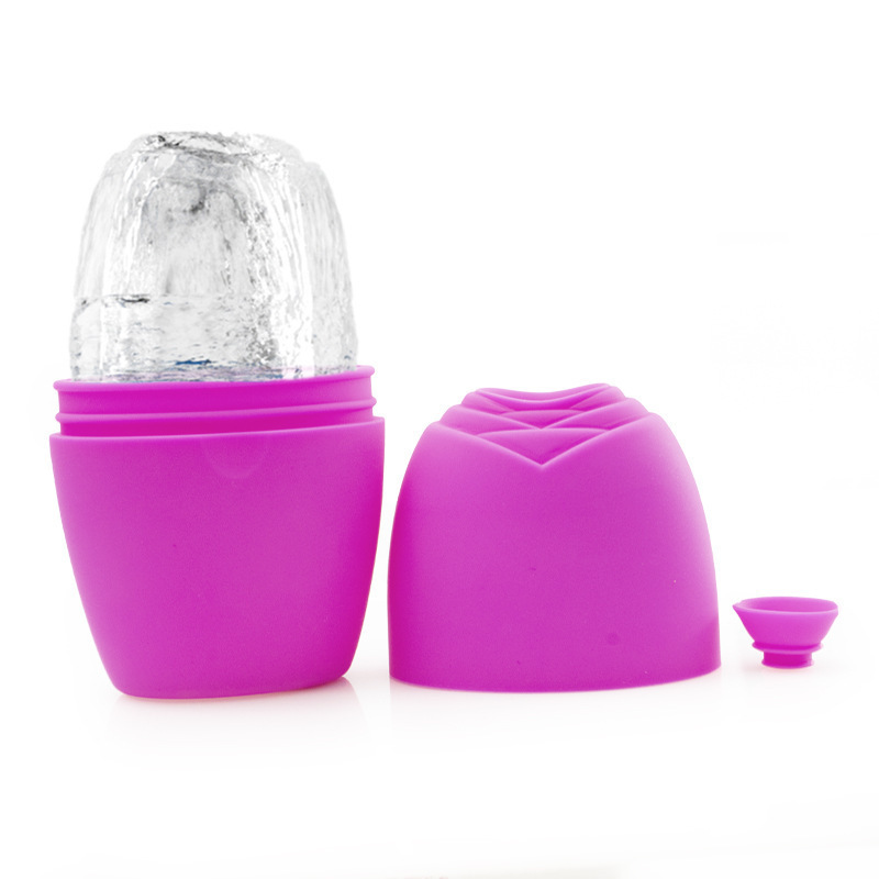 美妆新品硅胶冰敷ice roller模美容仪便携式冰格降温脸部按摩护理|undefined