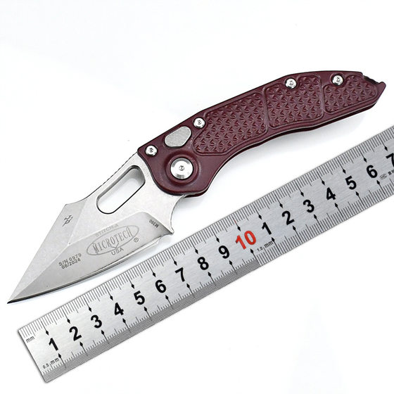 Micro Technology Stitch Factory Direct Supply Nylon Fiberglass Handle Camping Portable Knife Sharp Outdoor Self-Defense Folding Knife