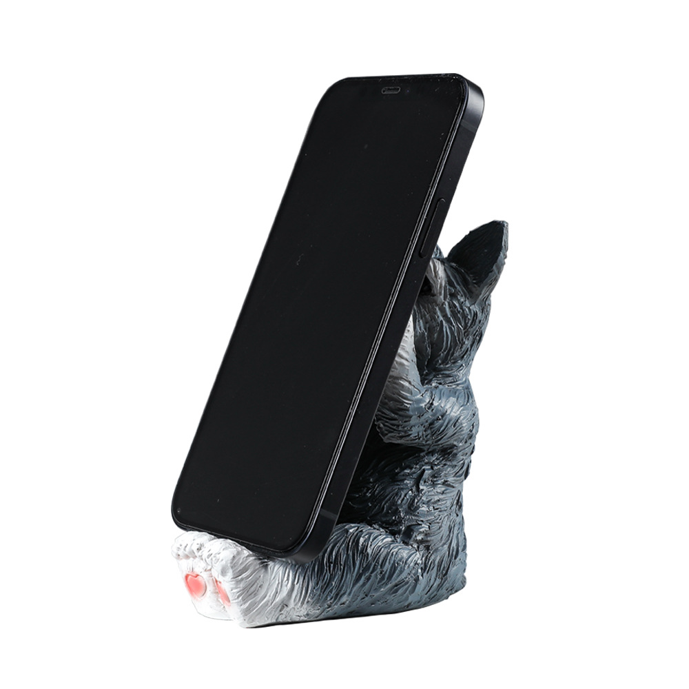 Cute Schnauzer Phone Stand