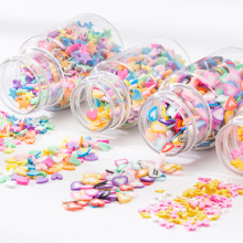 彩色软陶片糖粒巧克力丝水果花朵奶油胶diy手工自制材料流沙油