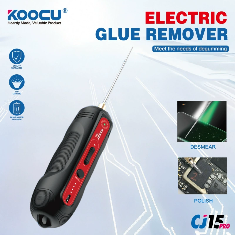 Электрический клеемойдлятор KOOCU для ремонта мобильных телефонов, быстрое удаление клея с экрана, удаление клея с изогнутых поверхностей, удаление сухого клея с заводских поверхностей, перезаряжаемый