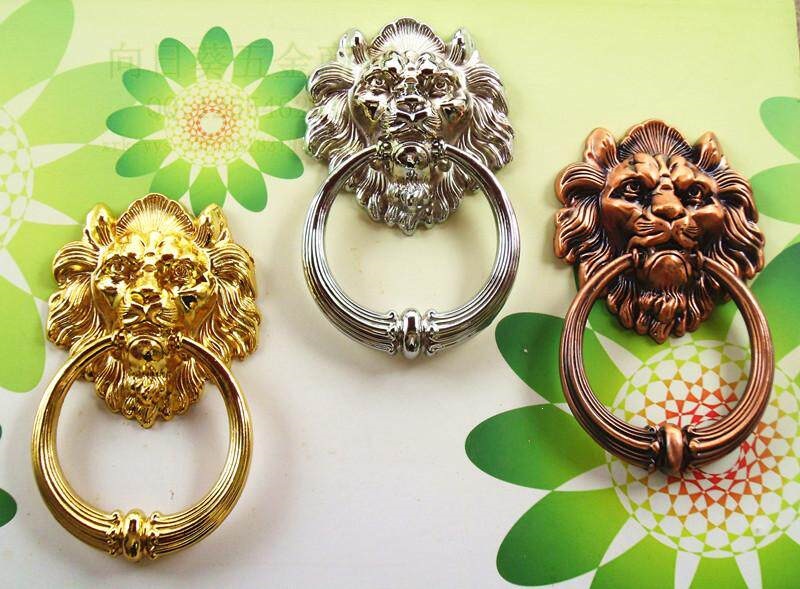 门环仿古大门门扣锌合金拉手拉环狮子头拉环复古拉手门兽装饰