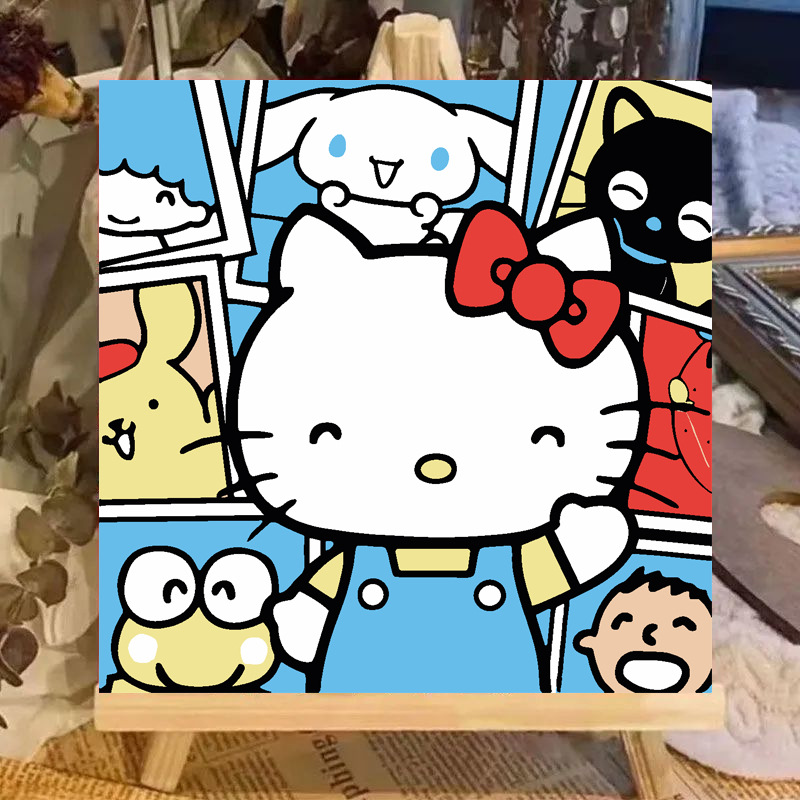 R108 / 20*20cm paint+brush+backing board
