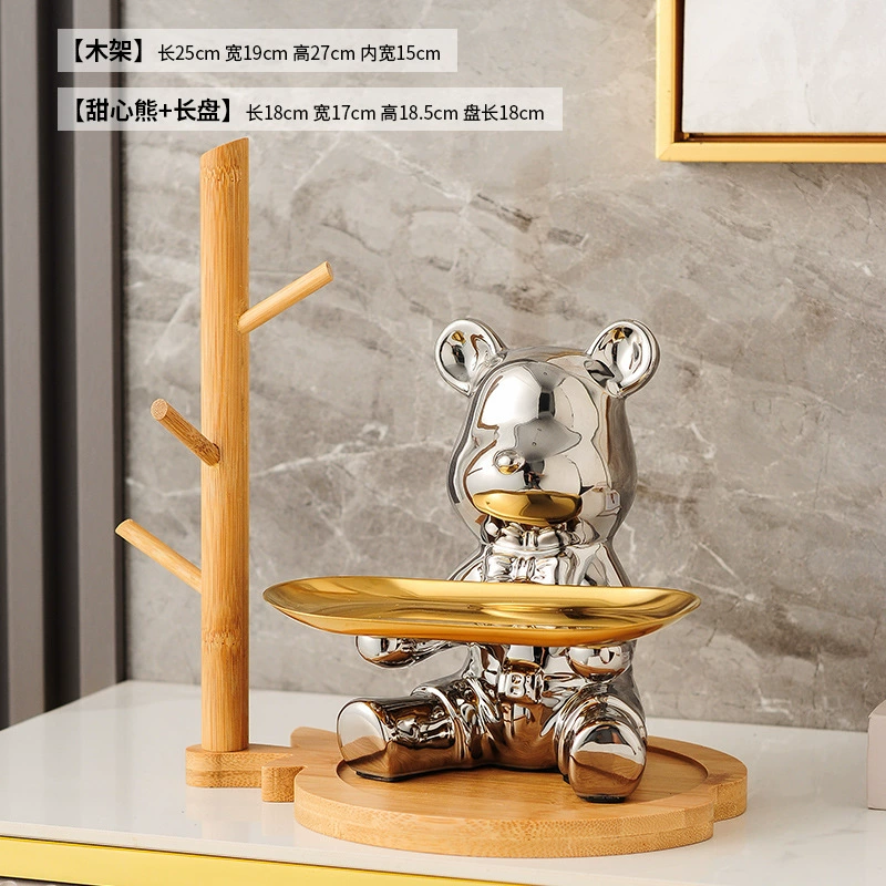 Storage system for keys, ceramic decorations for living room, light luxury style
