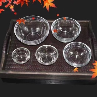High quality glass bowl beauty salon oil bowl transparent thickened small bowl spa film tools paper film mask bowl suit