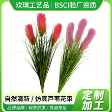 仿真芦苇花束绿植造景免打理蒲苇洋葱草网红店摄影装饰芦苇仿真花