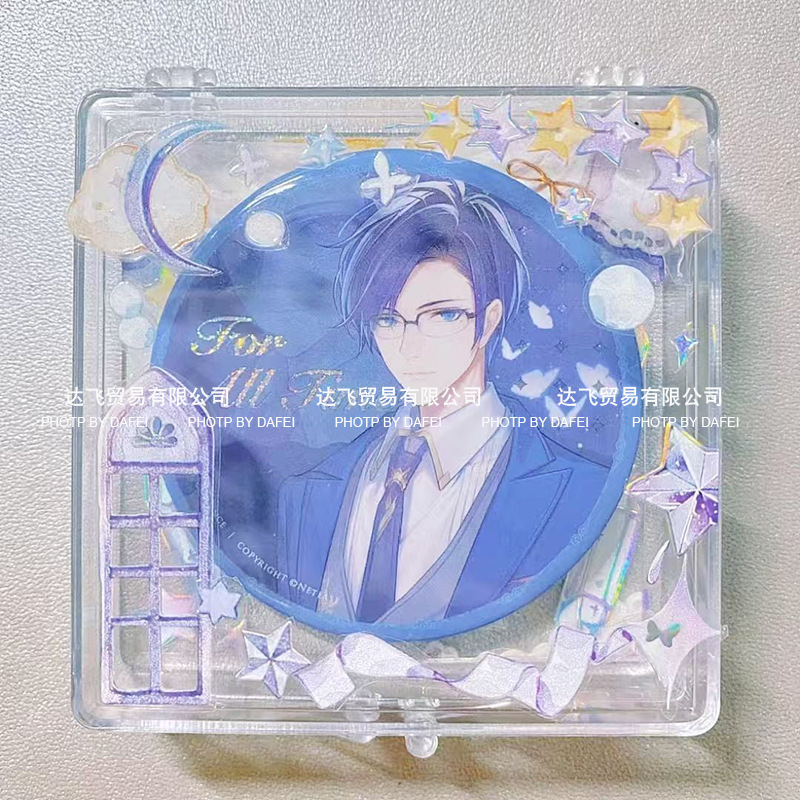 6 # 투명한 저장 상자 7*7cm