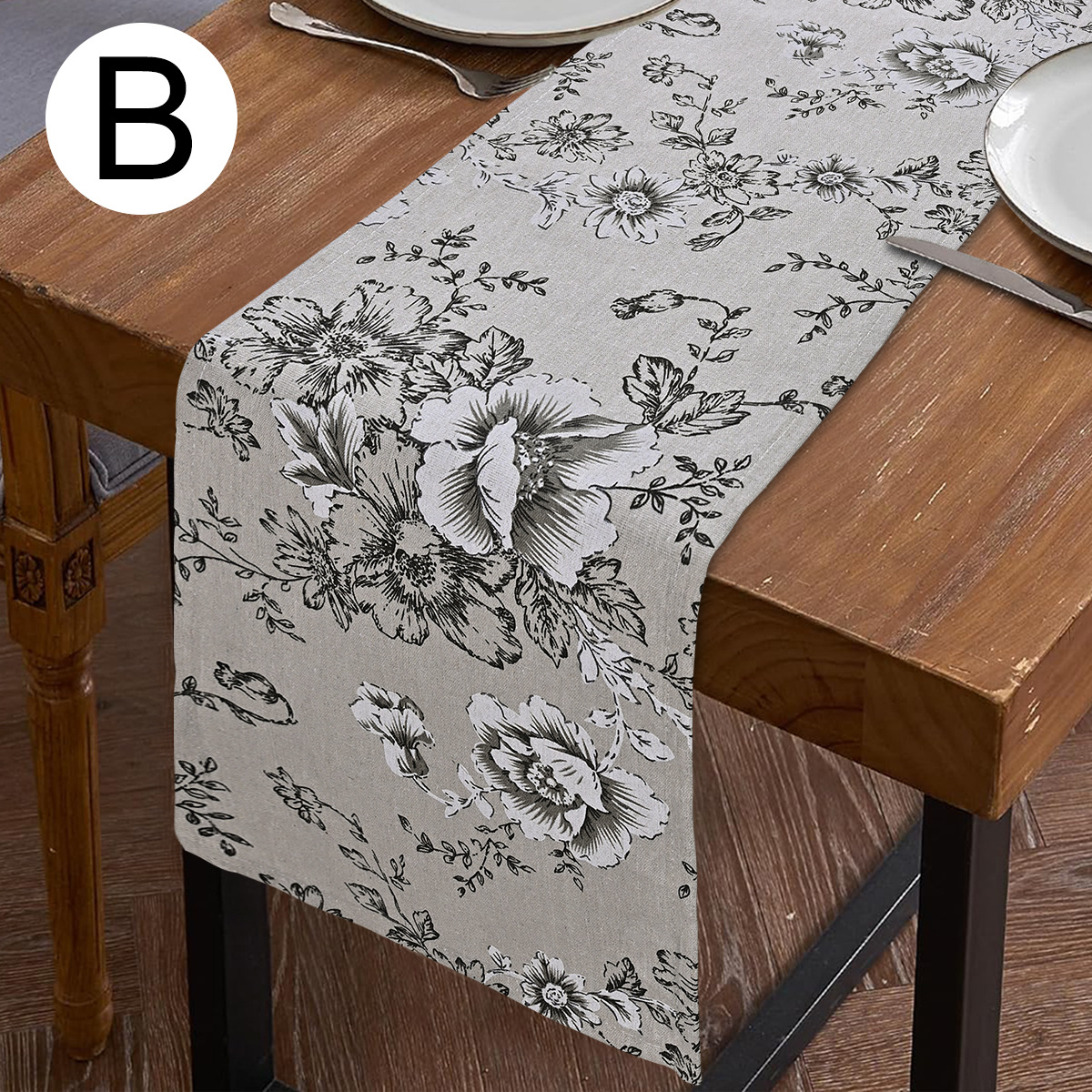 Moderno simple transfronterizo nueva bandera de mesa red doméstica decoración de mesa tela de mesa de comedor TEMU bandera de mesa spot