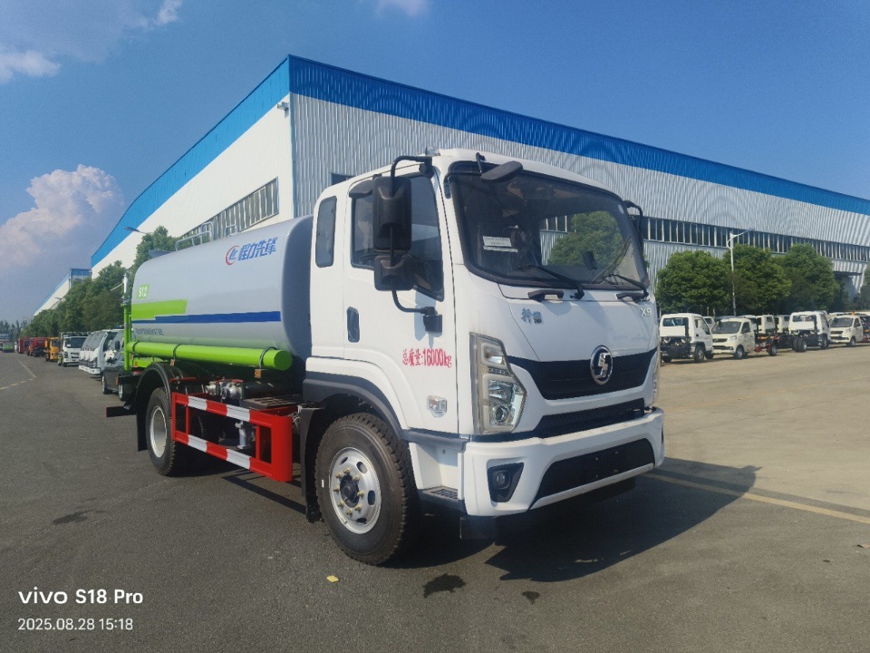 National Vi 15-Ton Shaanxi Automobile X9 Sprinkler Truck, 15-Ton Garden and Highway Dust Removal and Suppression Truck, 15-Ton Construction Site Dust Suppression Truck with Fog Cannon