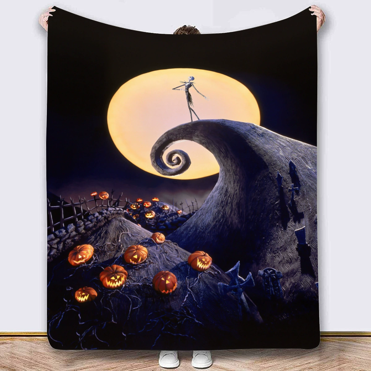 Flannel soft multifunctional duvet, halloween