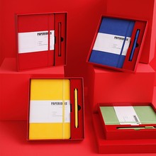 A5松紧带笔记本绑带记事本高颜值手账本礼盒套装年会礼品定制logo