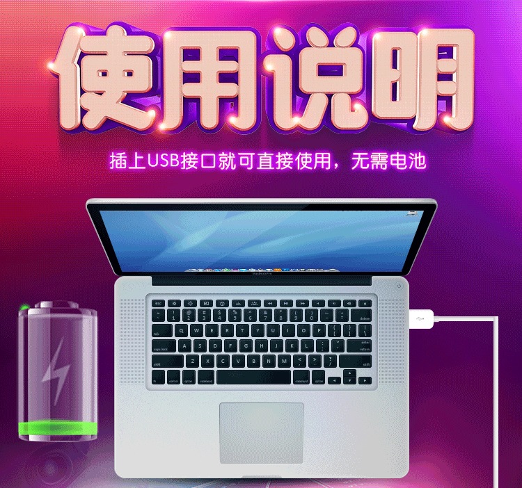 USB Rechargeable Bullet Vibrator for Women, Purple ABS, Single-Frequency Dual-Motor — detail image 22