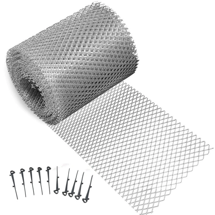 Сетка для крышки трансграничной дренажной канавы для предотвращения блокировки водосточных труб и дренажных труб листом или мусором. Крышка сетчатого желоба