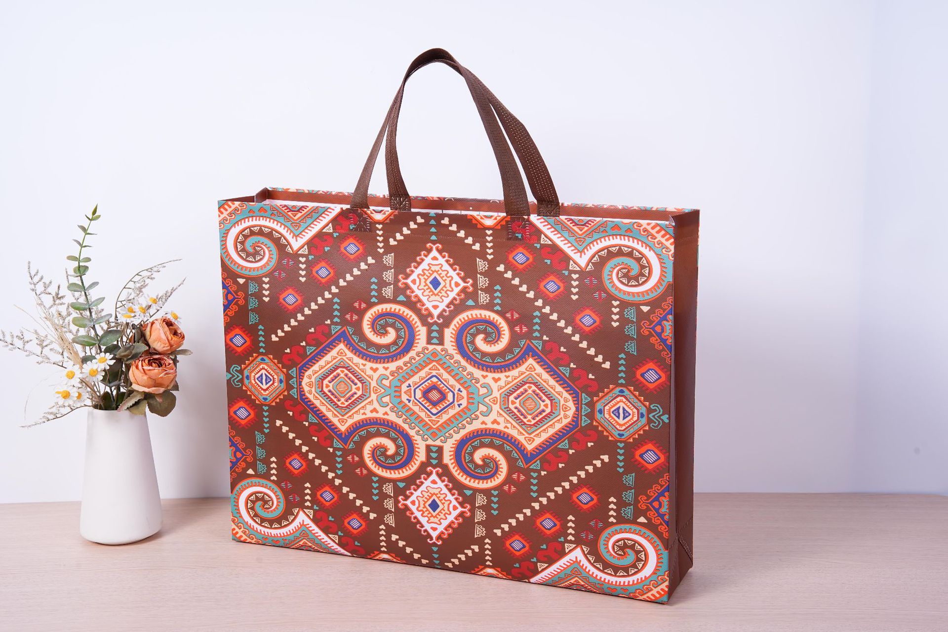 Bolsos de tienda de ropa gran bolsas de compras no tejidas personalizadas Wenchuang bolsas no tejidas personalizadas logotipo
